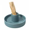 Niebieska ceramiczna podstawka do Palo Santo, świecznik, kadzidło 10,5cm