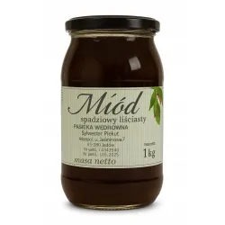 Miód naturalny Spadziowy Liściasty 1kg