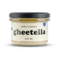 Gheetella - Krem z masła Ghee, orzechów nerkowca i kokosu 220ml