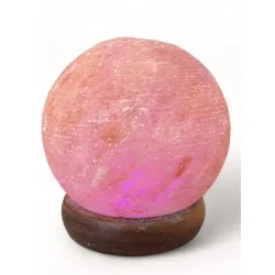 Himalajska lampa solna kula USB 9cm