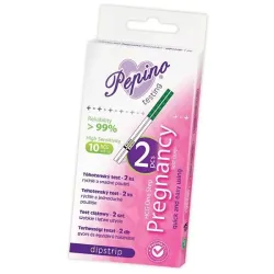 10 x Test ciążowy paskowy Pepino 2 szt. szybki, łatwy, czuły, 99% / 20 szt.