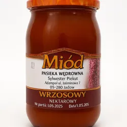 Miód naturalny Wrzosowy CZYSTY 1kg