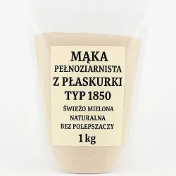 Mąka pełnoziarnista z płaskurki TYP 1850 1kg 1000 g