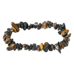 Bransoletka z Sokolim Okiem o koralikach 5-8 mm i długości 18 cm