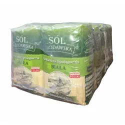 10xSól KŁODAWSKA jodowana, biała kamienna spożywcza 1kg Sól kuchenna (10kg)