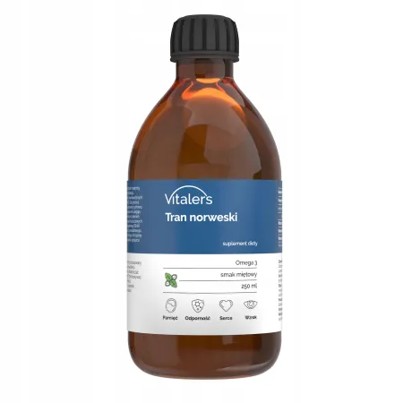 VITALER'S TRAN NORWESKI MIĘTOWY 250ML