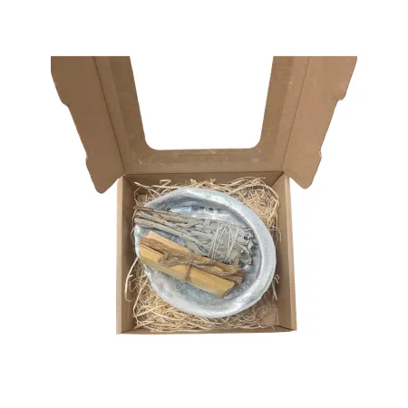 Zestaw prezentowy Palo Santo + Biała Szałwia + Muszla abalone