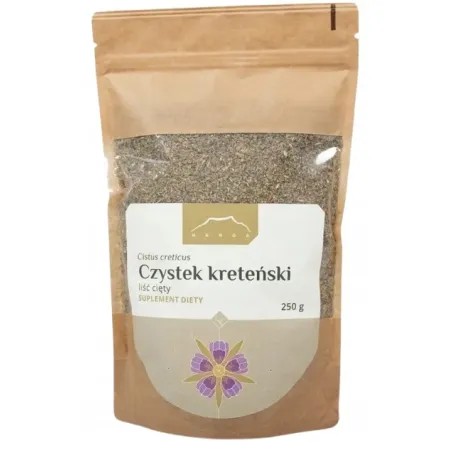 Czystek kreteński liść ciety 250g (Cistus Creticus) NANGA