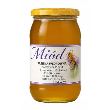 Miód naturalny Gryczany 1kg