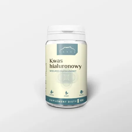 Nanga Kwas hialuronowy HMW 200 mg 100 kapsułek – suplement diety