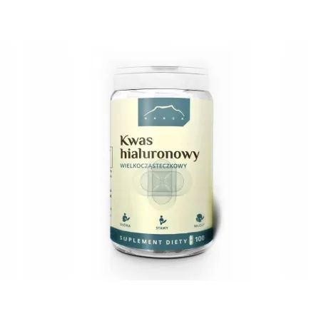 Nanga Kwas hialuronowy HMW 200 mg 100 kapsułek – suplement diety