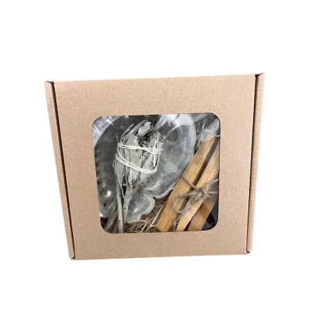 Zestaw prezentowy Palo Santo + Biała Szałwia + Muszla abalone MINI
