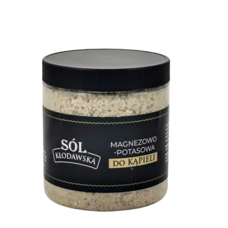Sól kłodawska kąpielowa MAGNEZOWO-POTASOWA 900g Naturalna