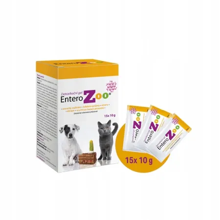 EnteroZoo żel dla psa i kota, 15 x 10 g