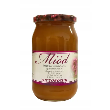 Miód naturalny wrzosowy 1kg