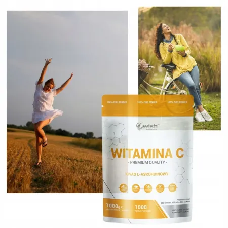 Wish Pharmaceutical Witamina C (kwas L-askorbinowy) 1 kg – suplement diety